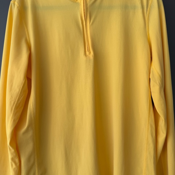 NWOT Lands End Yellow Rash Gaurd/Coverup Quarter Zip - Picture 3 of 8